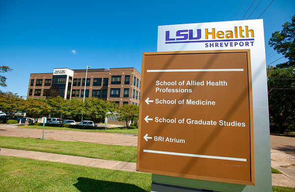 LSU Health Shreveport main campus sign